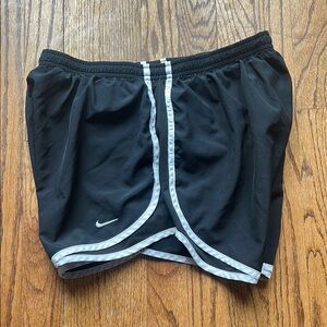 Nike Black Shorts with White Accents